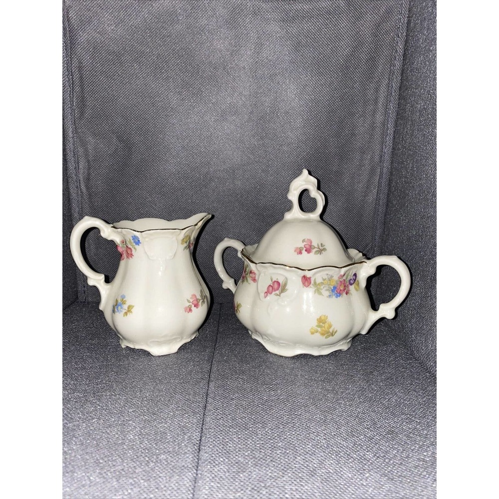 VTG Mitterteich Bavaria Germany Cream & Sugar Set